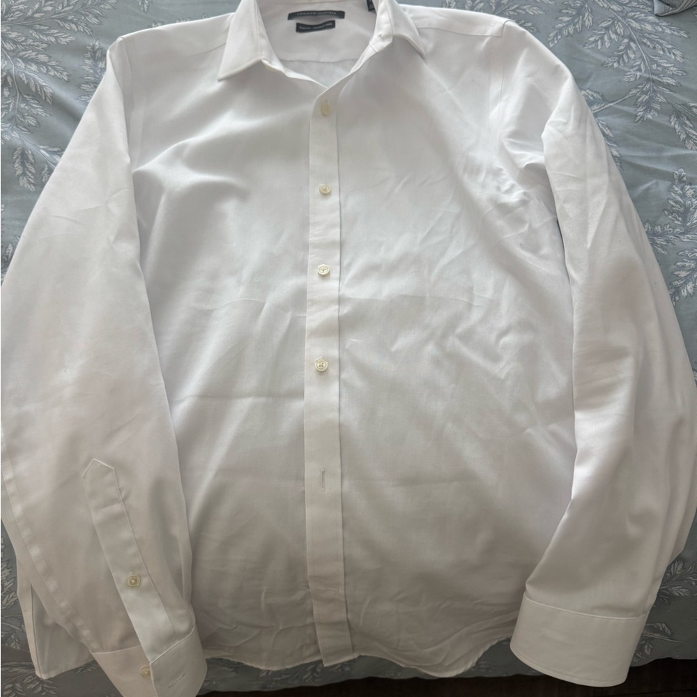Tommy Hilfiger White Dress Shirt for Men